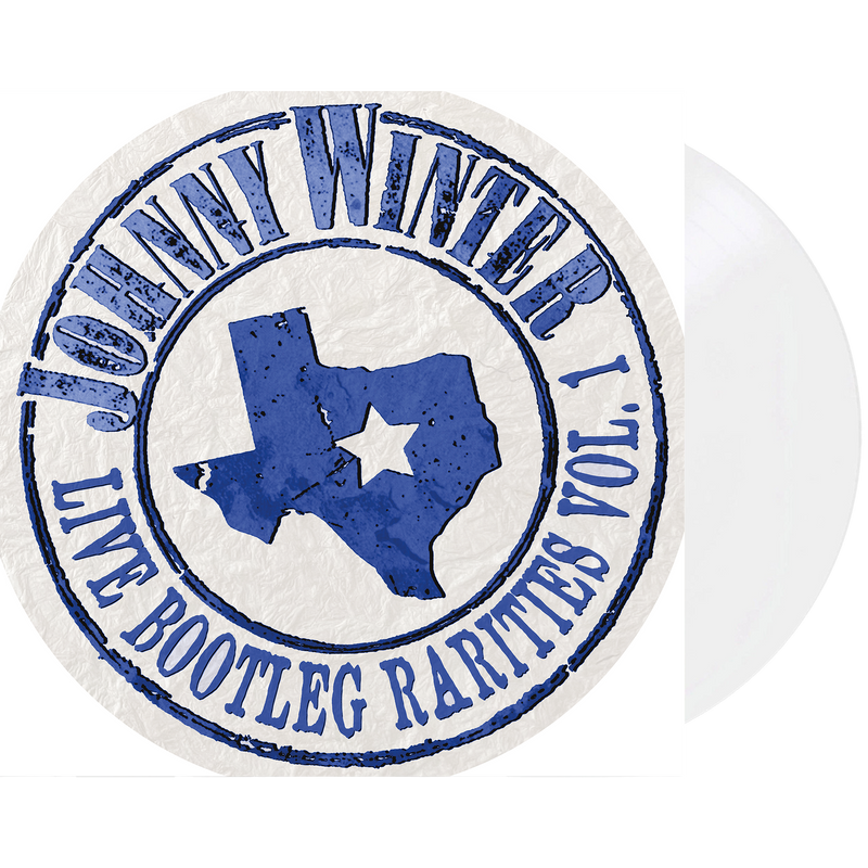 Johnny Winter - Live Bootleg Rarities Volume One (White Vinyl/Limited Edition/Die-Cut Circular Cover)