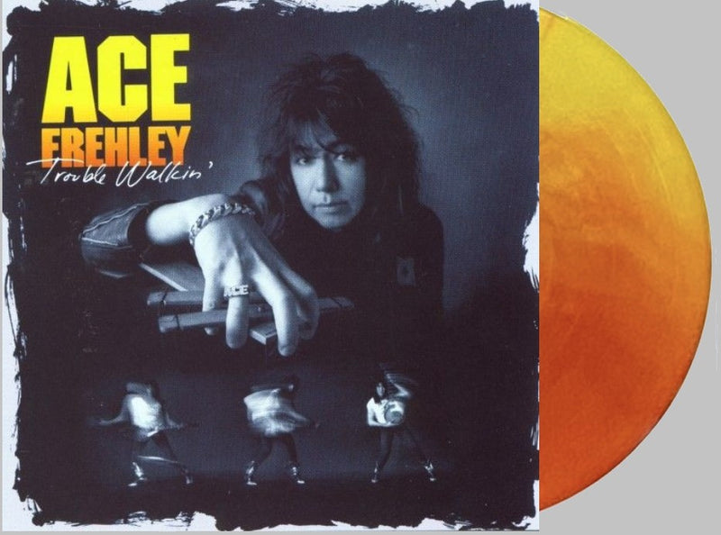 Ace Frehley - Trouble Walkin' (Solar Flare Red Yellow & Orange Hand Poured Effect Vinyl/Limited Edition/Gatefold Cover)