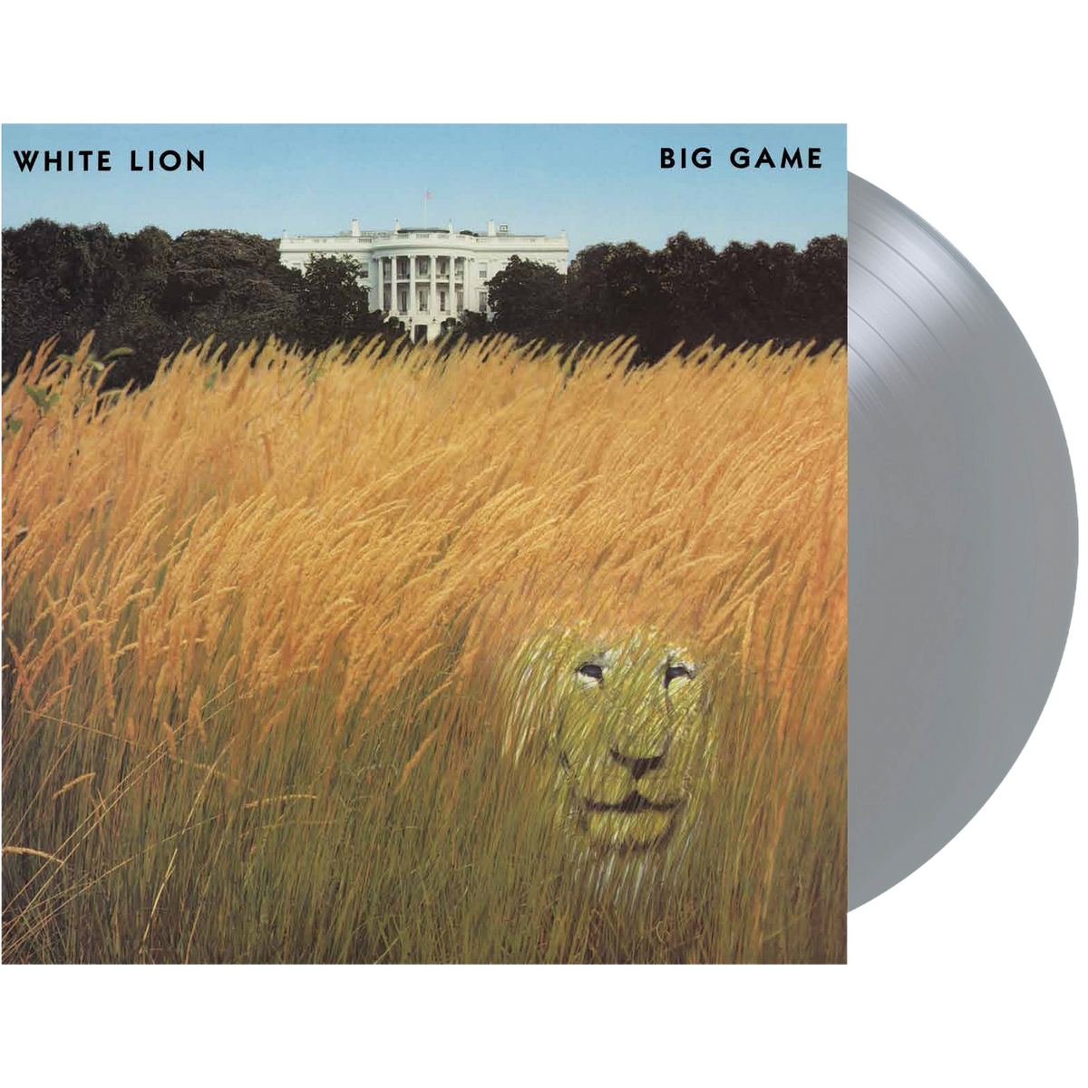 国内盤 帯あり ホワイトライオン Big Game 華麗なる反逆 PRIDE White Lion - Big Game (Metallic Silver Vinyl/35th Anniversary Edition/