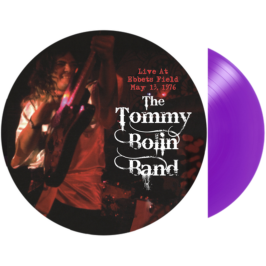Tommy Bolin Live at Ebbets Field 5-13-76 (Deep Purple Vinyl/Die-Cut Circular Cover)