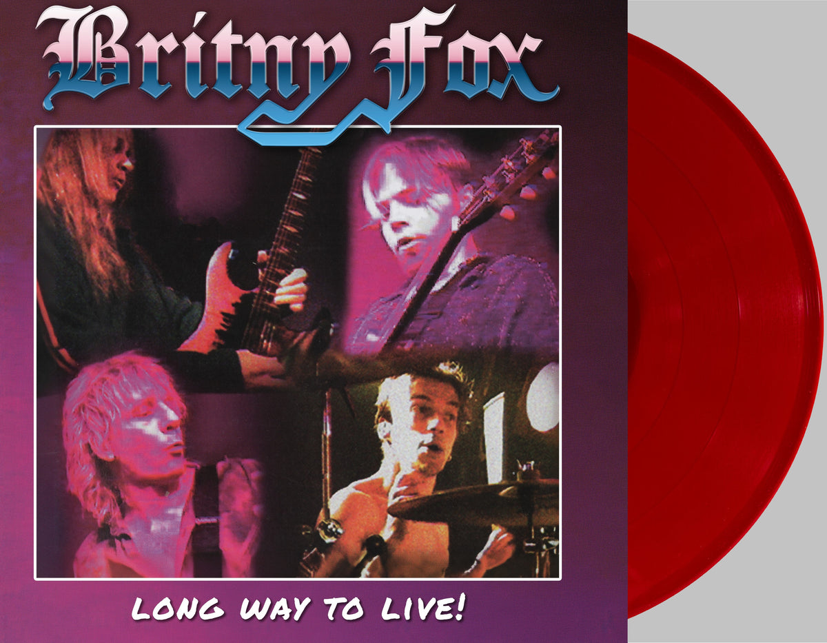 Britny Fox Long Way To Live (Clear Red Vinyl/Limited Edition)