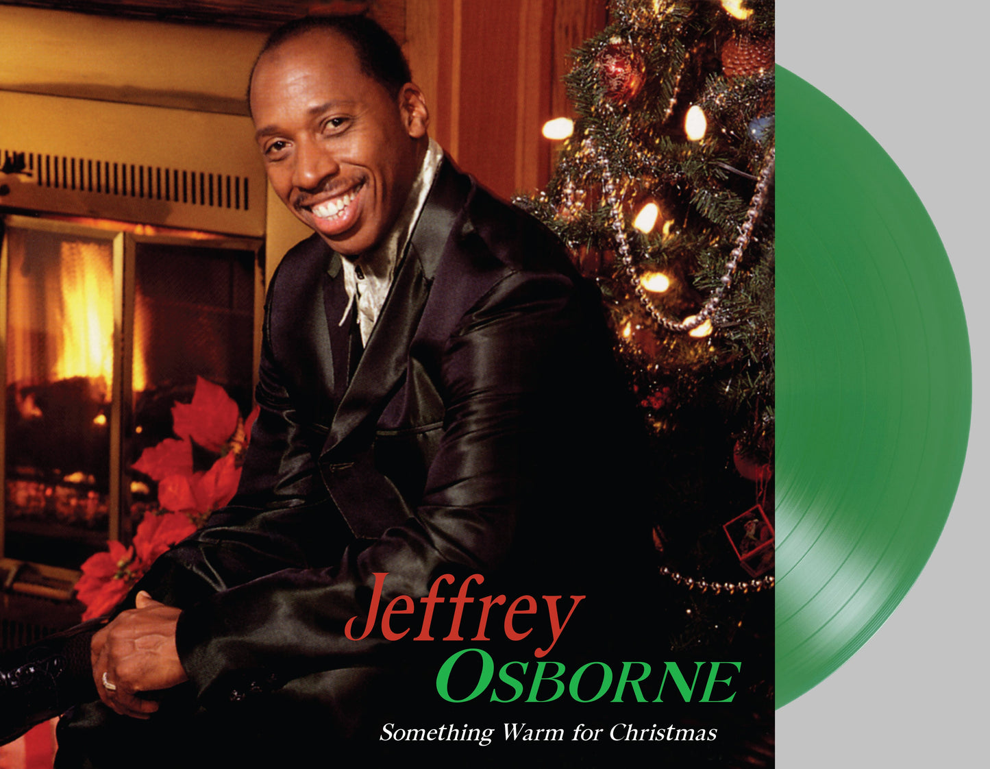 Jeffrey Osborne Something Warm For Christmas (Green Holiday Vinyl/Limited Edition)