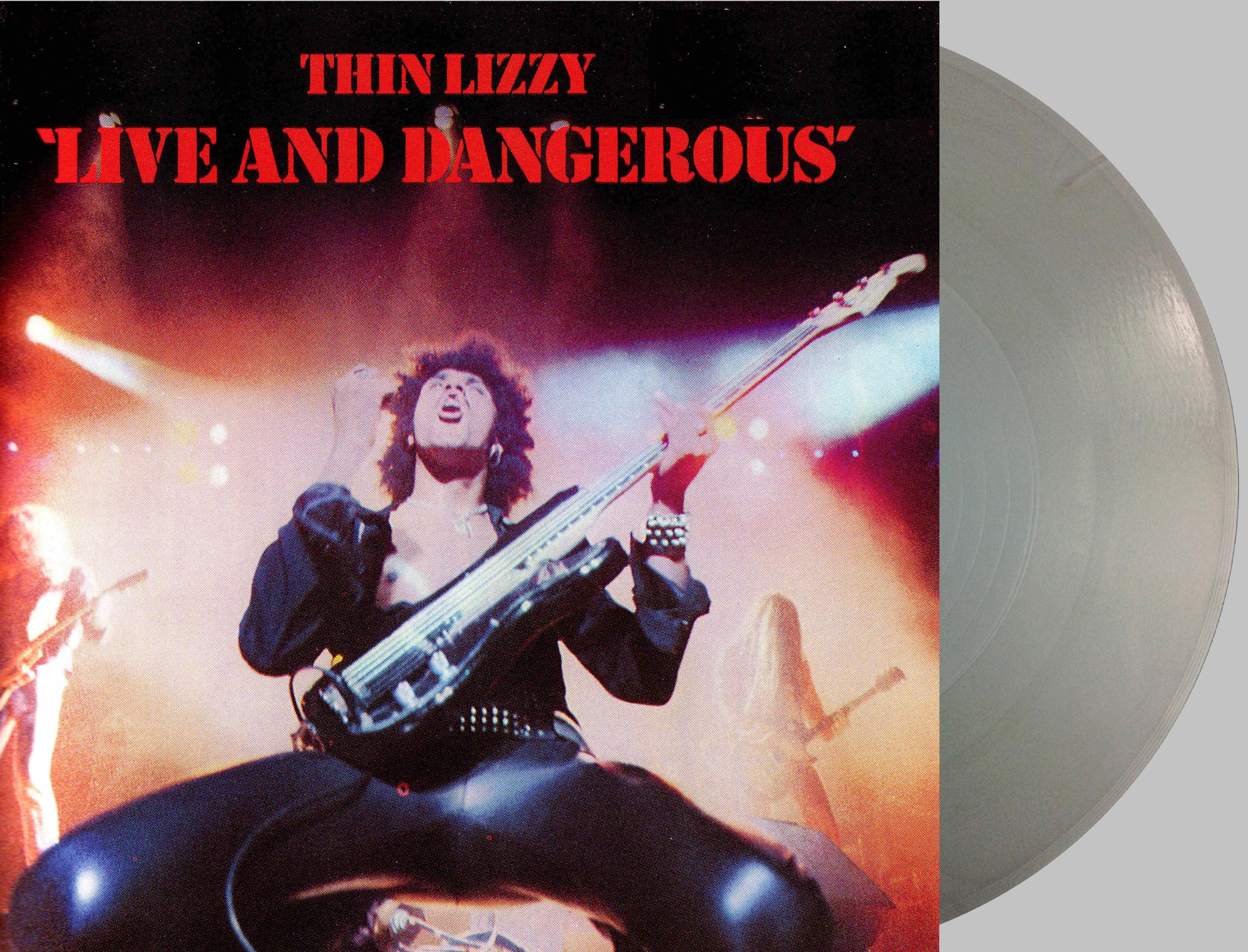 Thin Lizzy Live And Dangerous Silver Vinyl Anniversary Limited