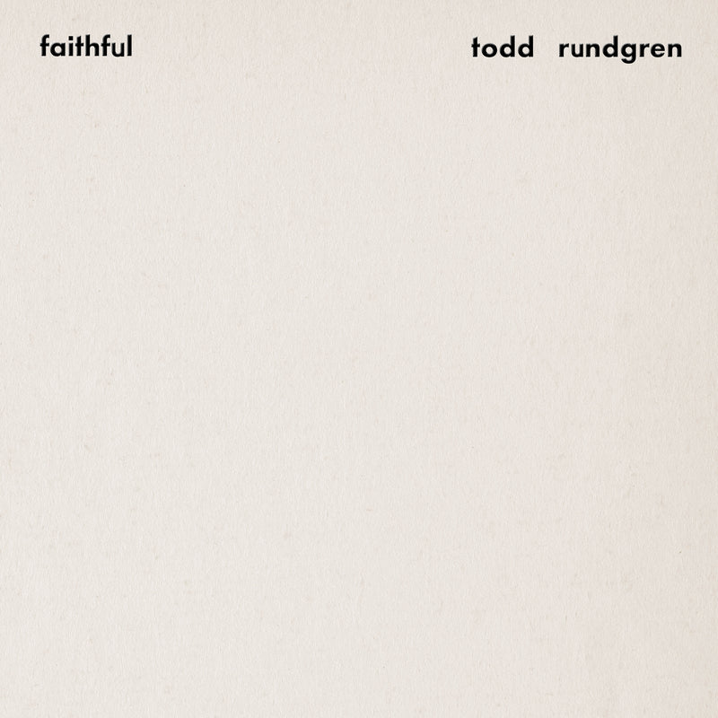 Todd Rundgren - Faithful (2 LP Premium Sound/Gold Vinyl/Gatefold Cover) [PRE-ORDER]
