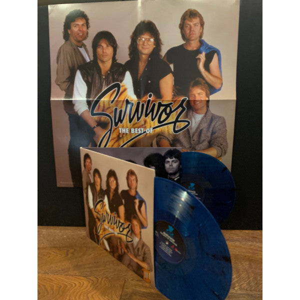 Survivor - The Best of Survivor - Greatest Hits (180 Gram Blue and Black Swirl Audiophile Vinyl/Limited Edition/Gatefold Cover & Poster)