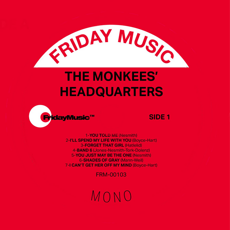 The Monkees - Headquarters (Translucent Red Vinyl/55th Anniversary Mono Edition)